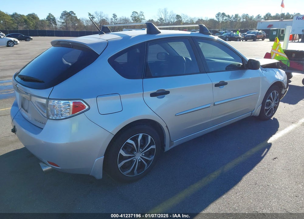 2008 SUBARU IMPREZA 2.5I VIN: JF1GH61648H809825