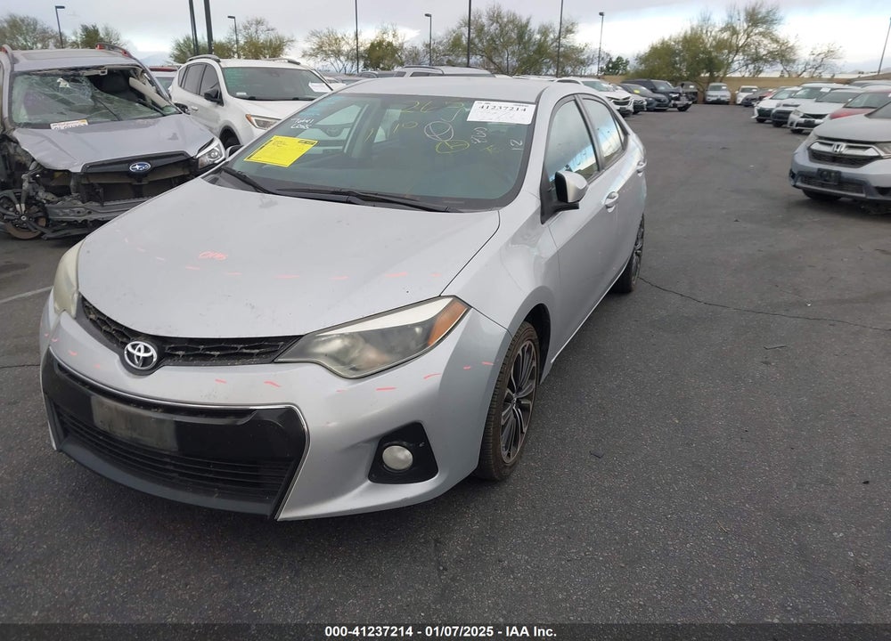 2015 TOYOTA COROLLA S PLUS VIN: 5YFBURHE2FP222734