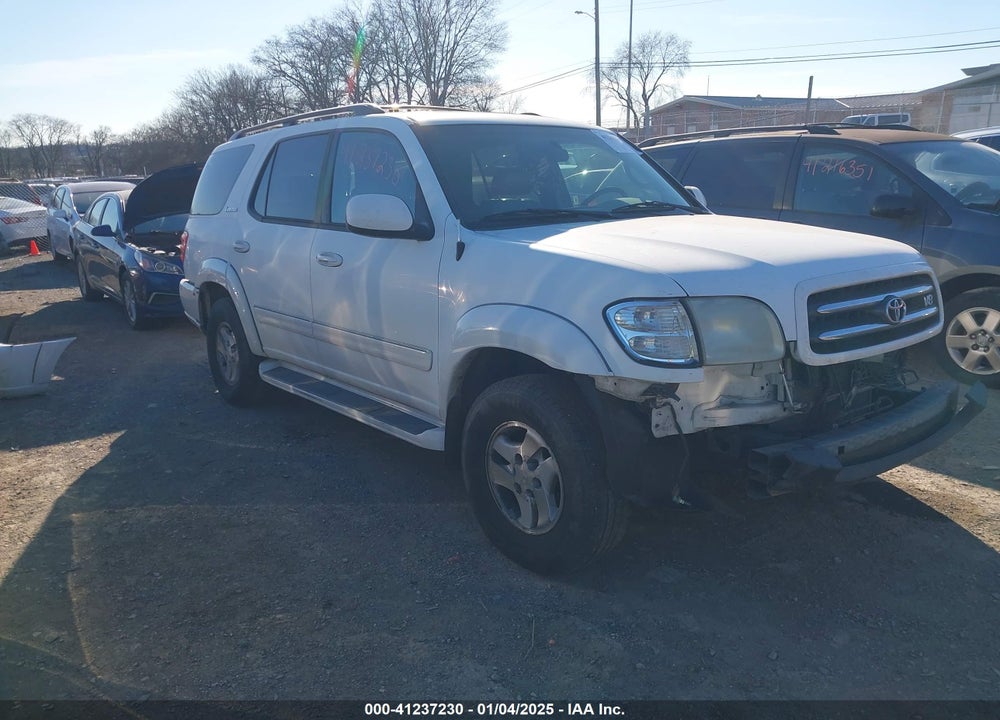 2002 TOYOTA SEQUOIA LIMITED V8 VIN: 5TDZT38A92S074904