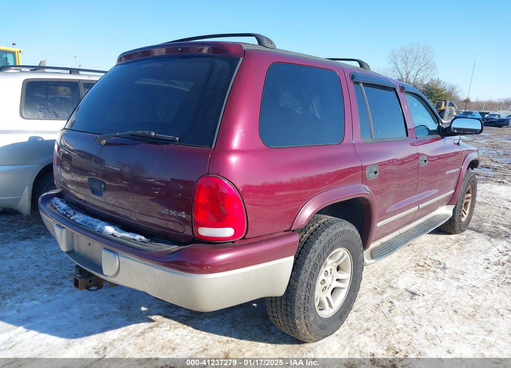 2001 DODGE DURANGO VIN: 1B4HS28N81F512688