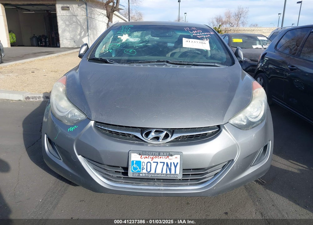 2013 HYUNDAI ELANTRA GLS VIN: 5NPDH4AE6DH157438