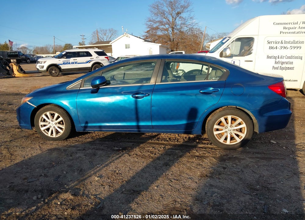 2012 HONDA CIVIC EX VIN: 2HGFB2F89CH531227