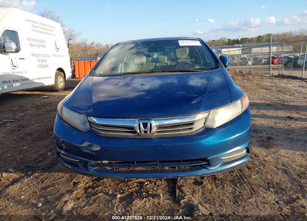 2012 HONDA CIVIC EX VIN: 2HGFB2F89CH531227