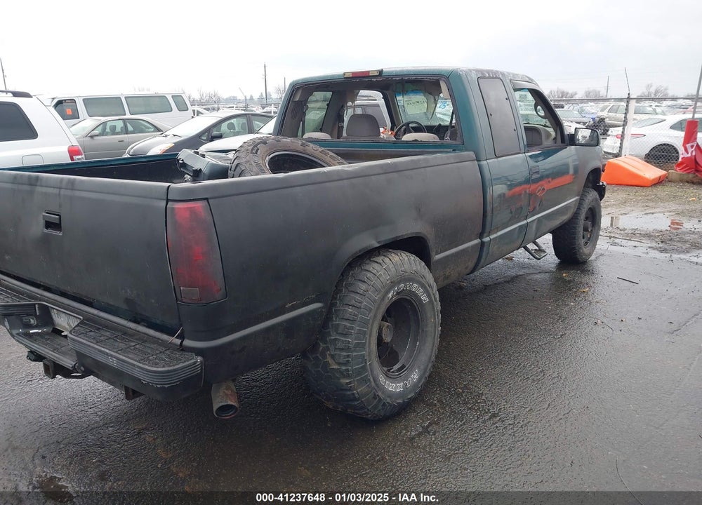 1997 GMC SIERRA 1500 SL WIDESIDE VIN: 2GTEK19R8V1515220