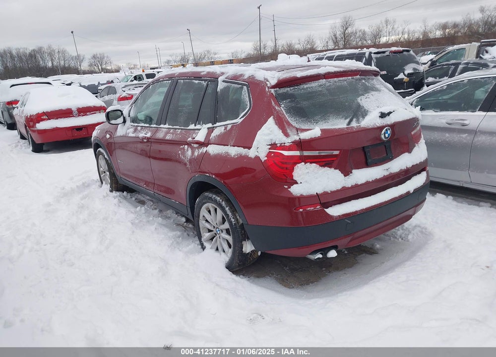 2014 BMW X3 XDRIVE28I VIN: 5UXWX9C54E0D29939