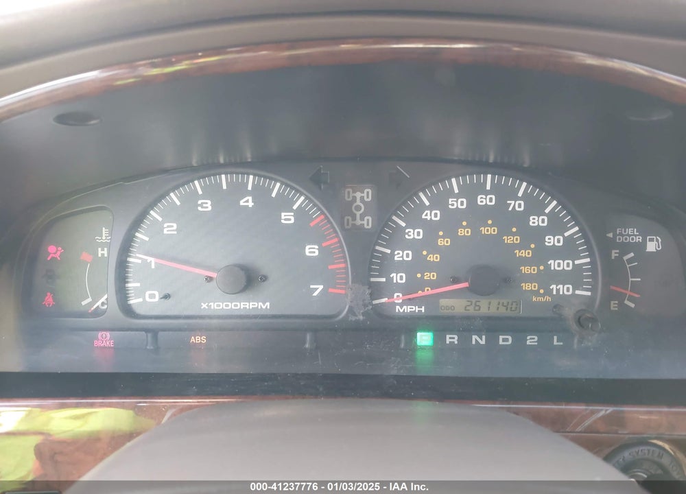 2000 TOYOTA 4RUNNER LIMITED V6 VIN: JT3HN87R8Y9040135