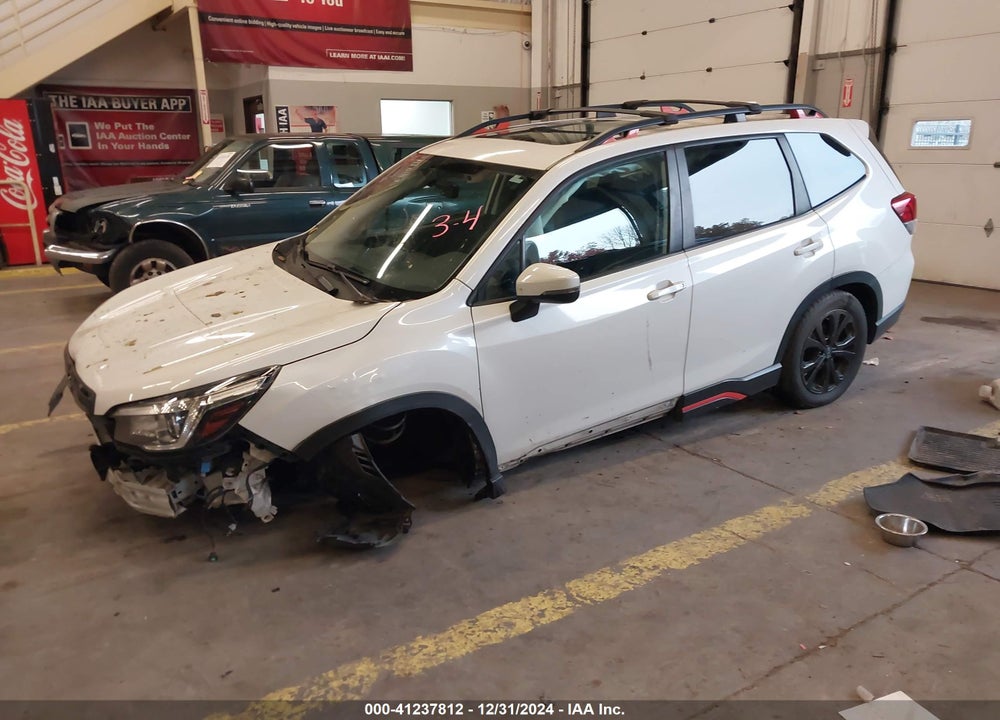 2019 SUBARU FORESTER SPORT VIN: JF2SKAPC3KH564143
