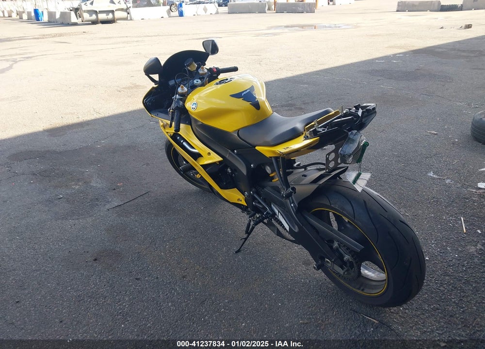 2008 YAMAHA YZFR6 VIN: JYARJ16E48A008603