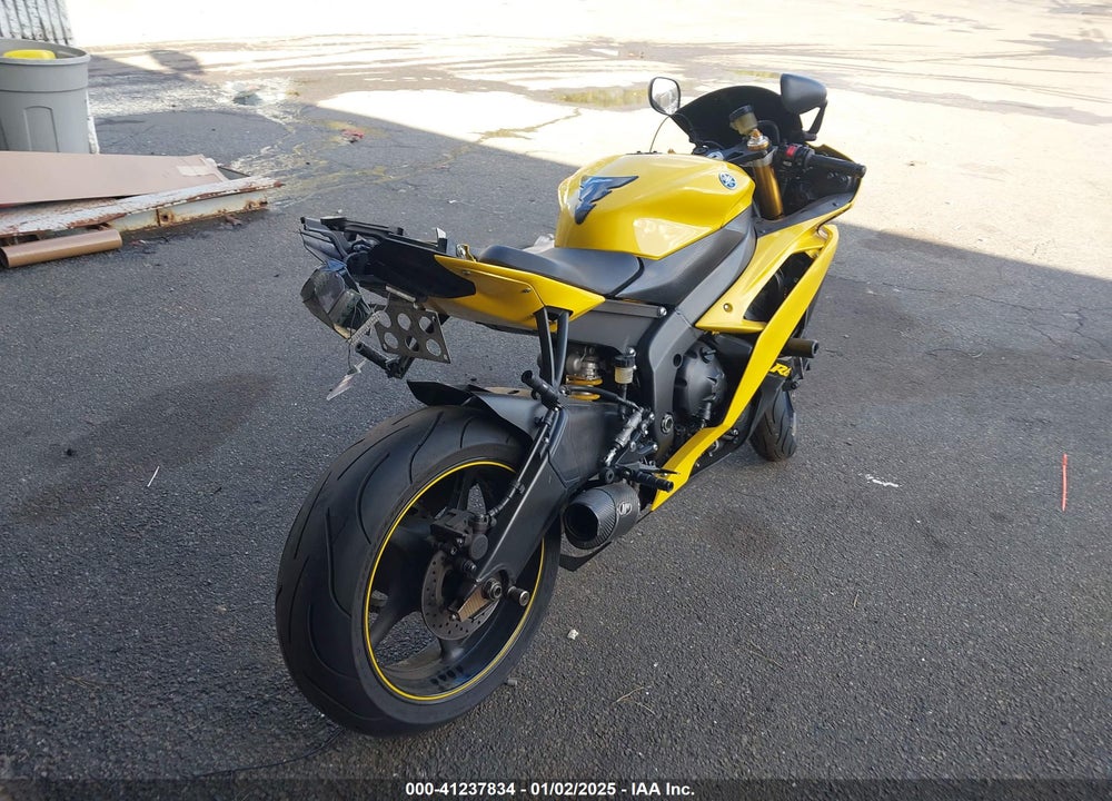 2008 YAMAHA YZFR6 VIN: JYARJ16E48A008603