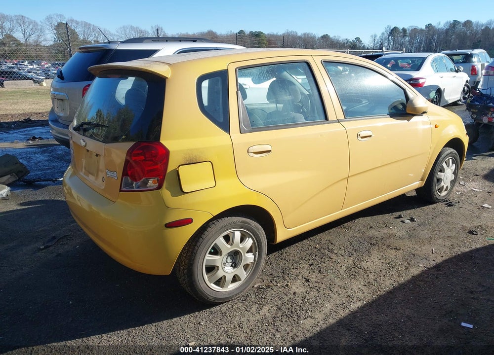 2004 CHEVROLET AVEO LS VIN: KL1TJ62644B246629