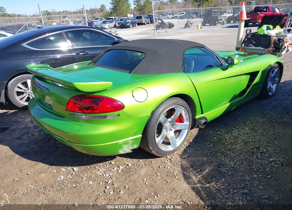 2004 DODGE VIPER SRT10 VIN: 1B3JZ65Z94V102086