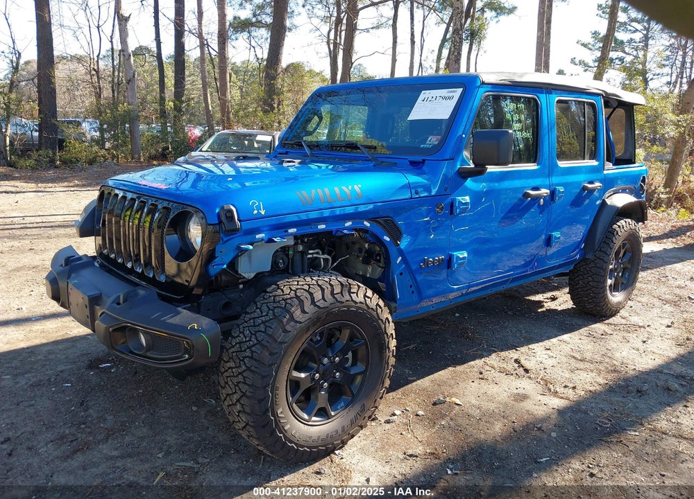 2021 JEEP WRANGLER UNLIMITED WILLYS SPORT 4X4 VIN: 1C4HJXDG1MW722743