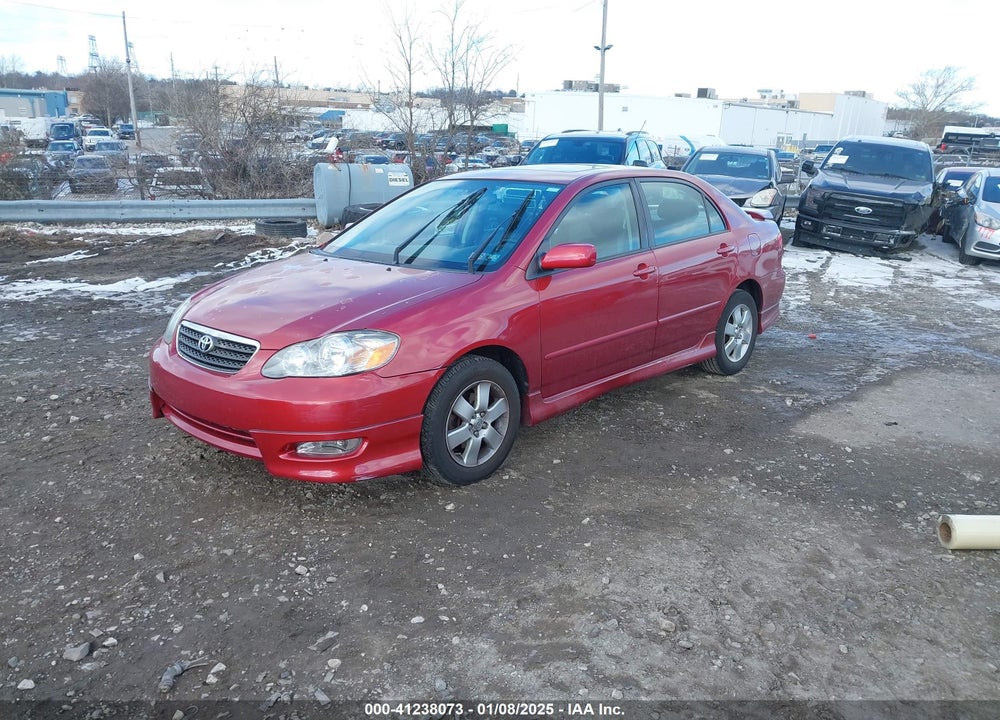2008 TOYOTA COROLLA S VIN: 2T1BR32E08C870096