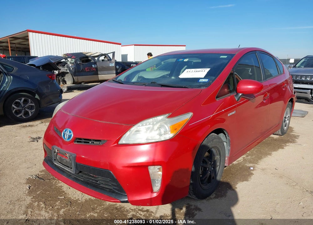 2013 TOYOTA PRIUS THREE VIN: JTDKN3DU0D5633258