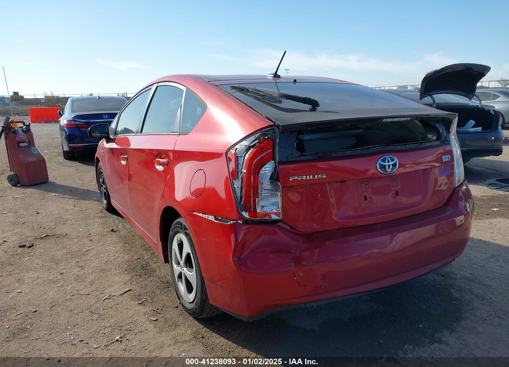 2013 TOYOTA PRIUS THREE VIN: JTDKN3DU0D5633258