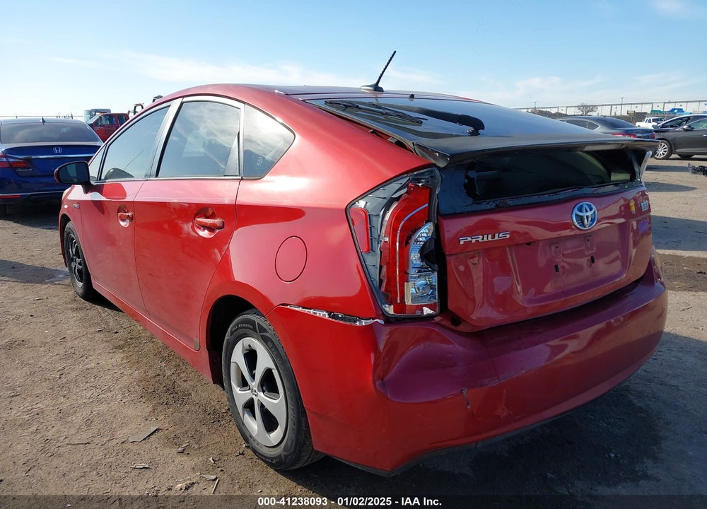 2013 TOYOTA PRIUS THREE VIN: JTDKN3DU0D5633258