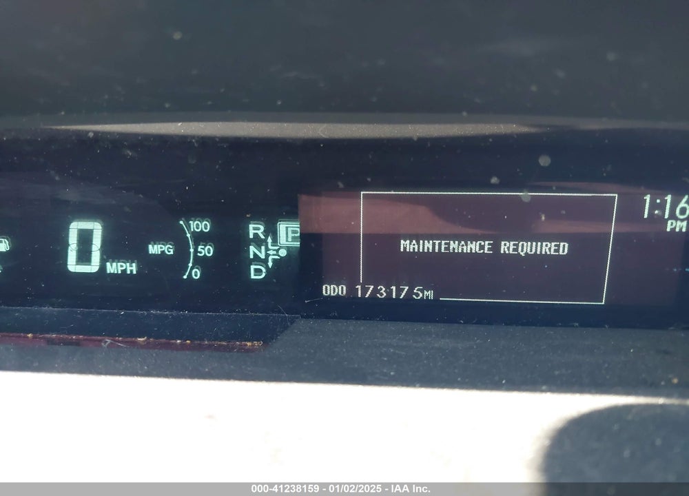 2012 TOYOTA PRIUS TWO VIN: JTDKN3DU1C5376836