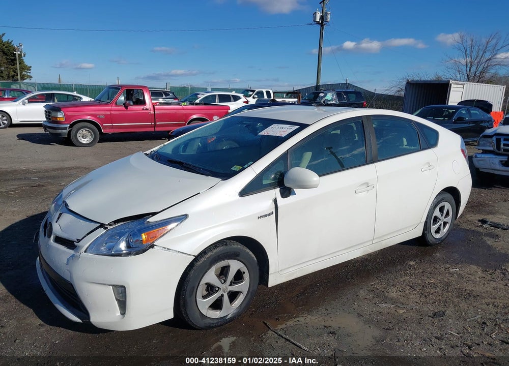 2012 TOYOTA PRIUS TWO VIN: JTDKN3DU1C5376836