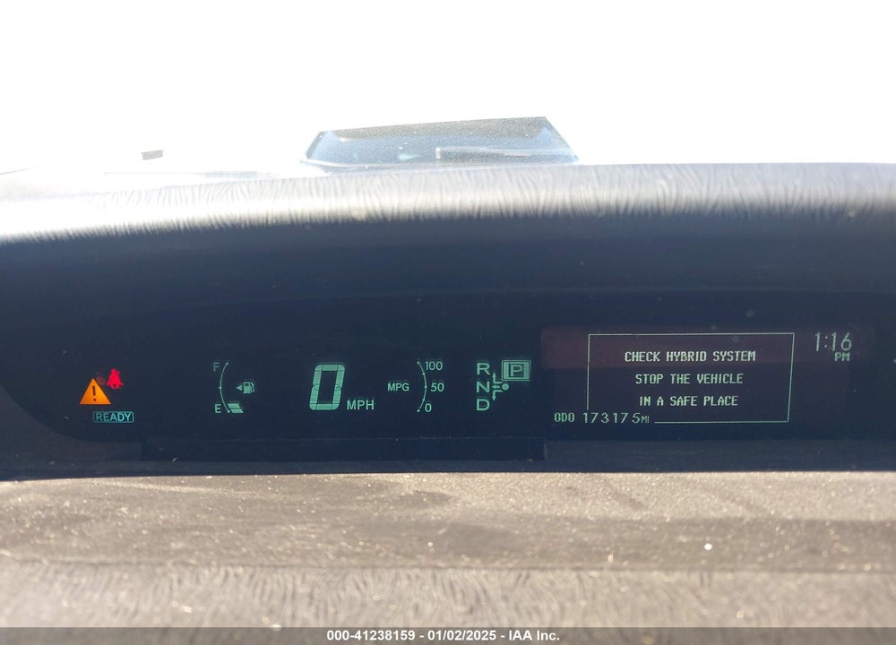 2012 TOYOTA PRIUS TWO VIN: JTDKN3DU1C5376836