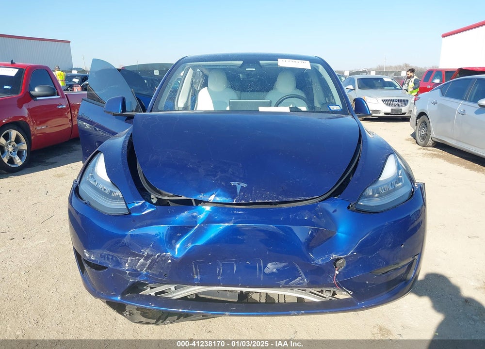 2021 TESLA MODEL Y STANDARD RANGE REAR-WHEEL DRIVE VIN: 5YJYGDED5MF121874