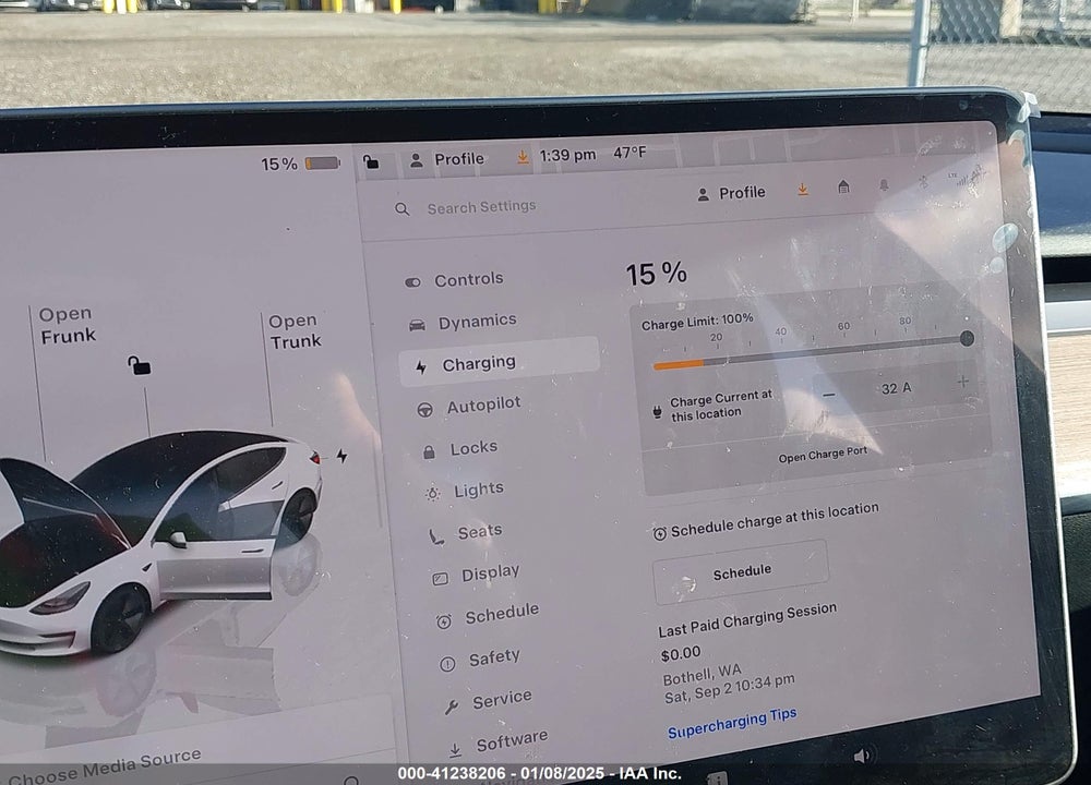 2023 TESLA MODEL 3 REAR-WHEEL DRIVE VIN: 5YJ3E1EA5PF575714