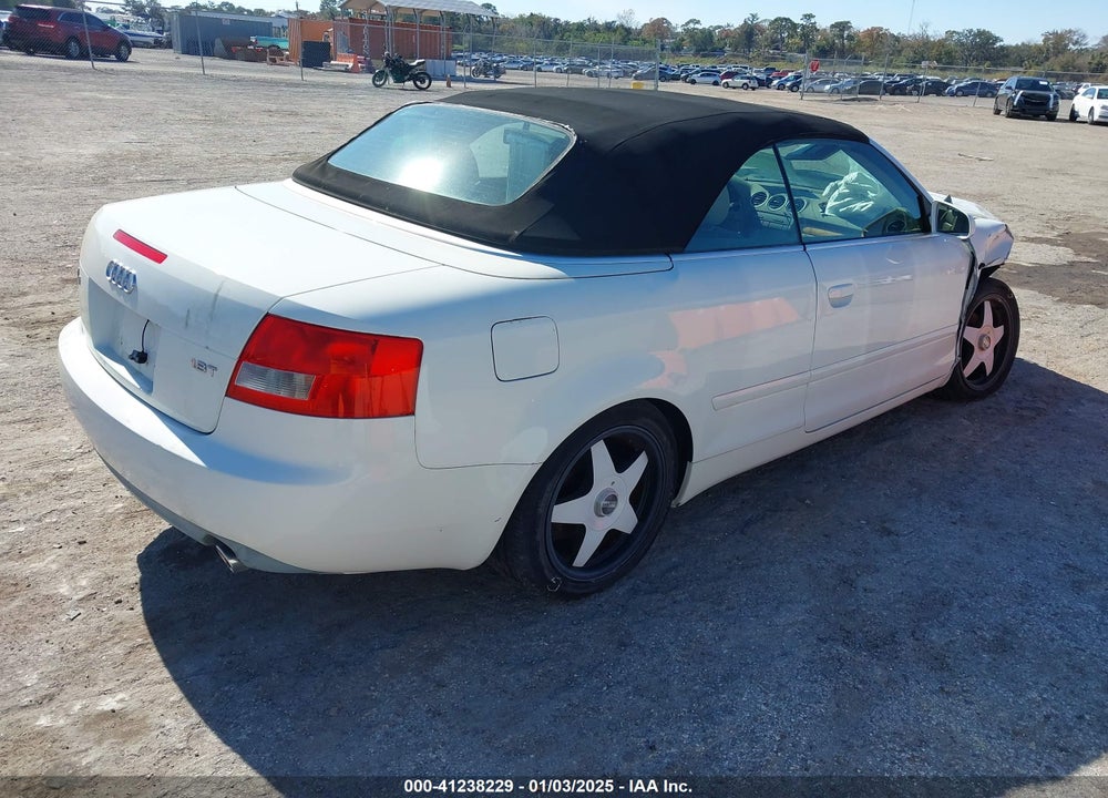2006 AUDI A4 VIN: WAUAC48H66K011334