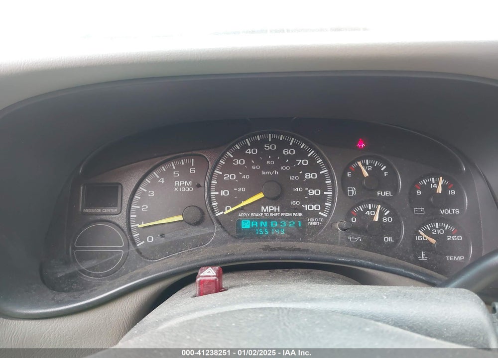 2001 CHEVROLET TAHOE LS/LT VIN: 1GNEK13T81R113162