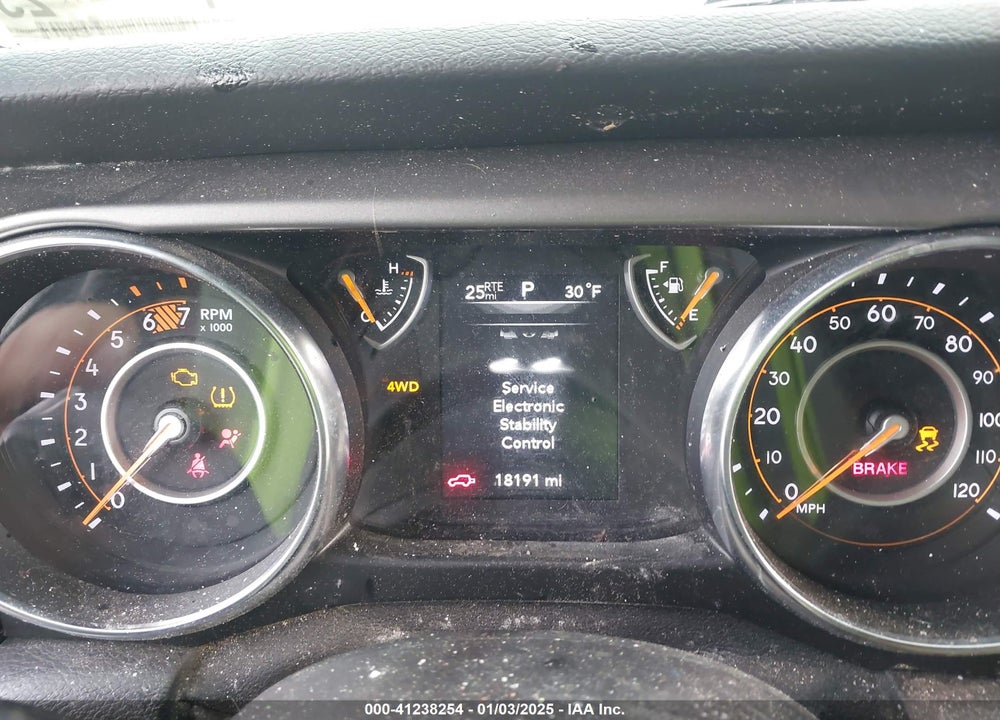 2021 JEEP WRANGLER SPORT 4X4 VIN: 1C4GJXAN9MW768559