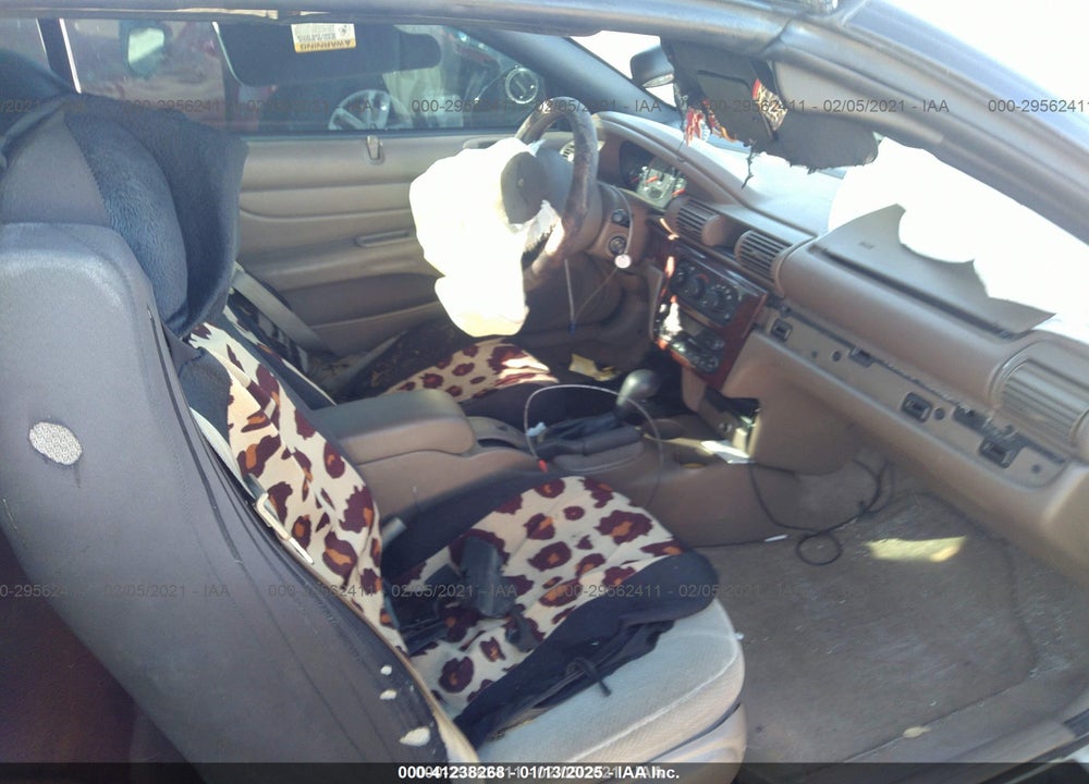 2002 CHRYSLER SEBRING VIN: 1C3EL45R02N182871