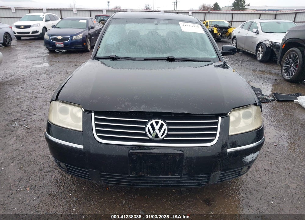2003 VOLKSWAGEN PASSAT GLS VIN: WVWPD63B43P259055