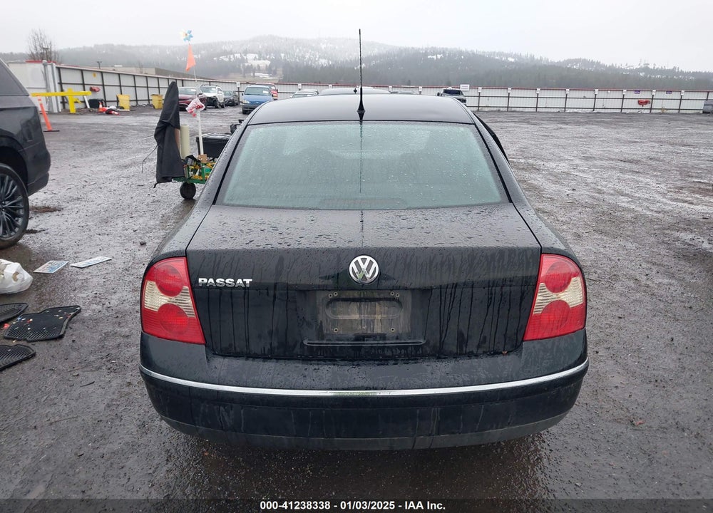 2003 VOLKSWAGEN PASSAT GLS VIN: WVWPD63B43P259055