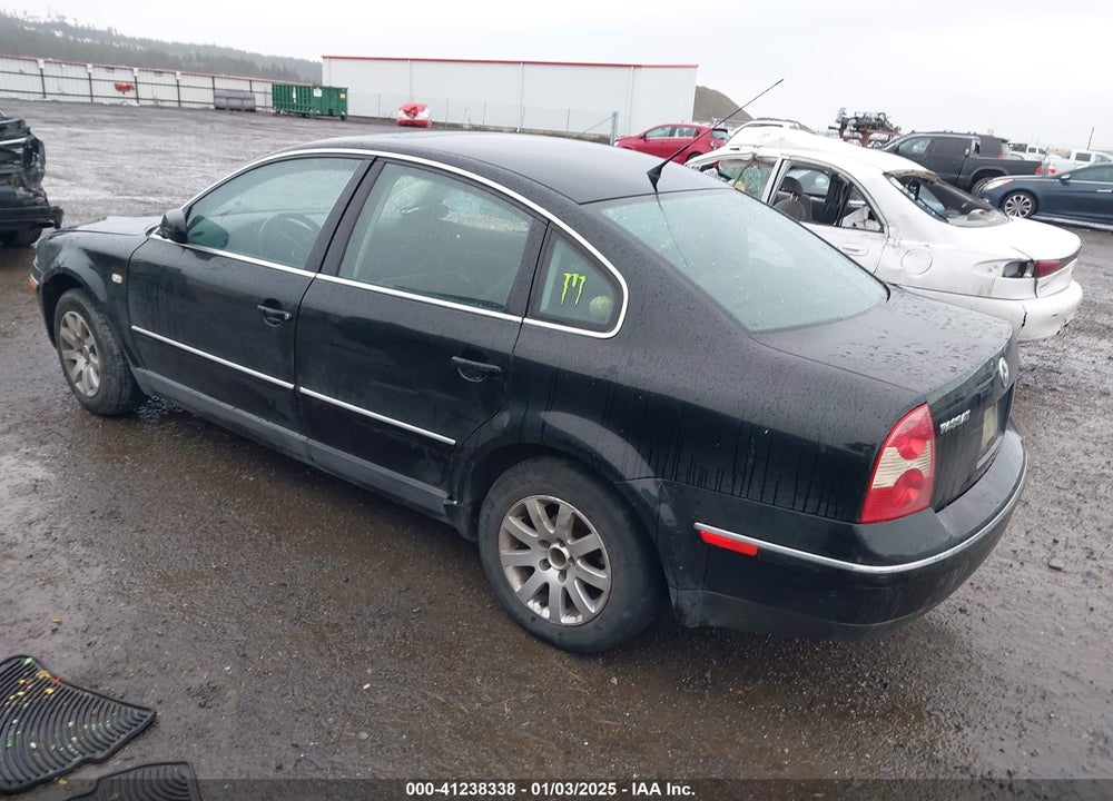 2003 VOLKSWAGEN PASSAT GLS VIN: WVWPD63B43P259055