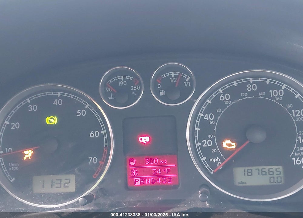 2003 VOLKSWAGEN PASSAT GLS VIN: WVWPD63B43P259055