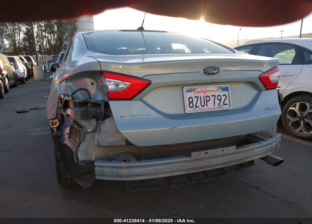 2014 FORD FUSION HYBRID S VIN: 3FA6P0UU0ER310861