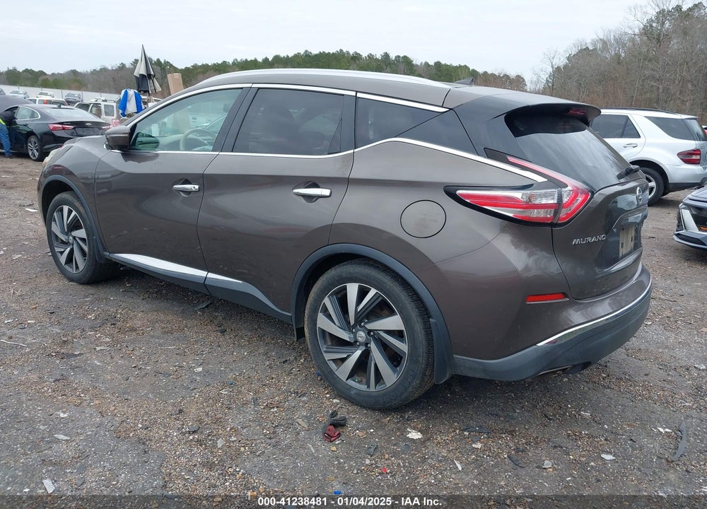 2015 NISSAN MURANO PLATINUM VIN: 5N1AZ2MG8FN284191