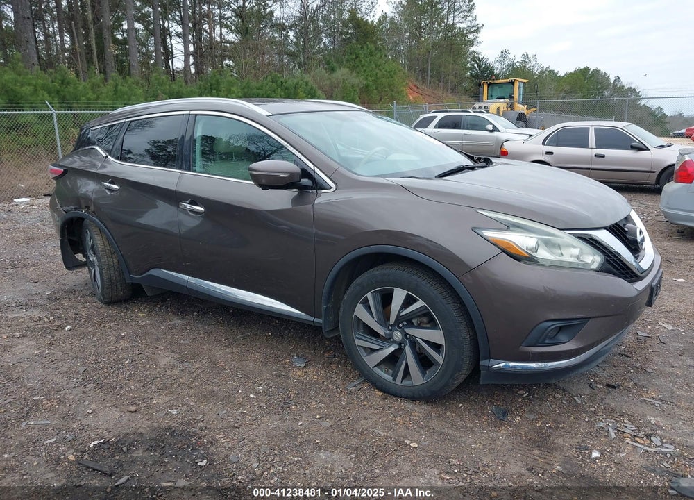 2015 NISSAN MURANO PLATINUM VIN: 5N1AZ2MG8FN284191