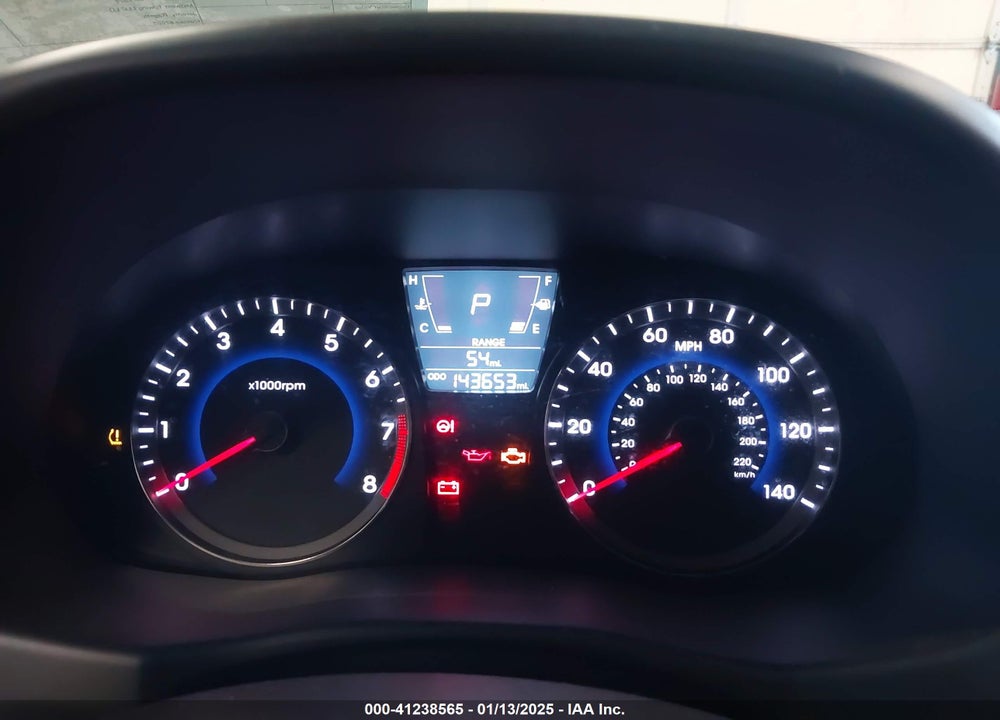 2014 HYUNDAI ACCENT GLS VIN: KMHCT4AE5EU598913