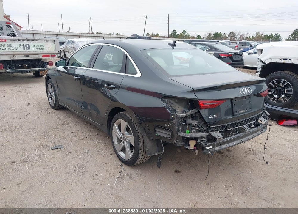 2023 AUDI A3 PREMIUM 40 TFSI FRONT-WHEEL DRIVE S TRONIC VIN: WAUAUDGY3PA116015