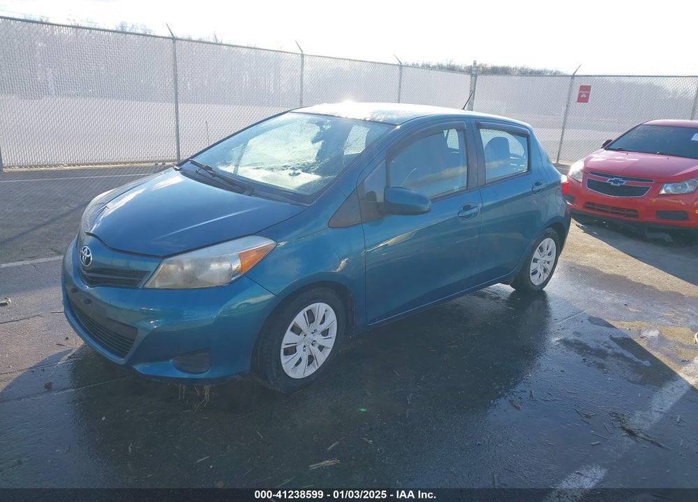 2014 TOYOTA YARIS VIN: VNKKTUD34EA000412