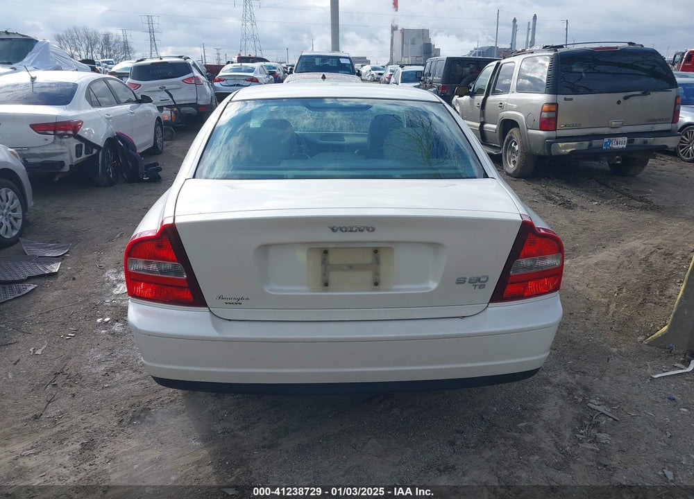 2002 VOLVO S80 EXECUTIVE/T6 VIN: YV1TS91D221279505