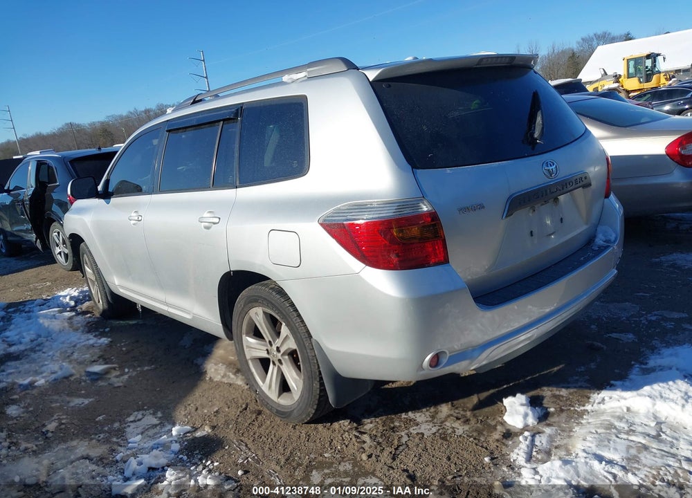 2009 TOYOTA HIGHLANDER SPORT VIN: JTEES43A092128666
