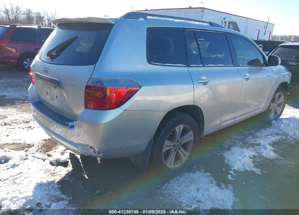 2009 TOYOTA HIGHLANDER SPORT VIN: JTEES43A092128666