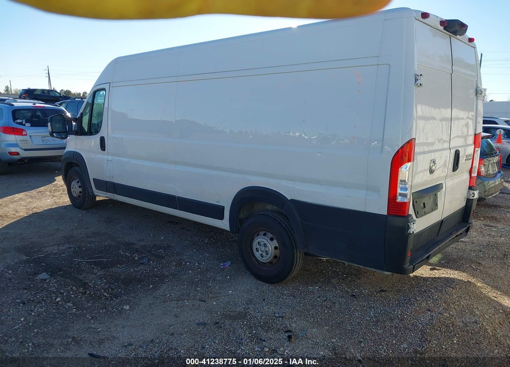 2023 RAM PROMASTER 3500 CARGO VAN HIGH ROOF 159 WB EXT VIN: 3C6MRVJG3PE521089