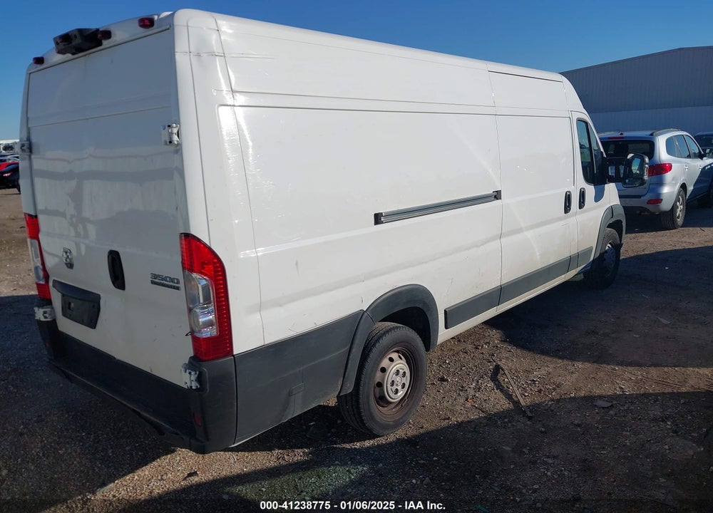 2023 RAM PROMASTER 3500 CARGO VAN HIGH ROOF 159 WB EXT VIN: 3C6MRVJG3PE521089