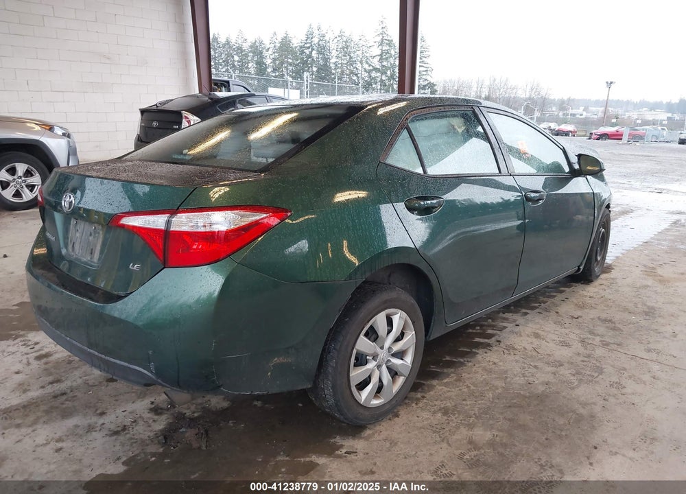 2015 TOYOTA COROLLA VIN: 2T1BURHE7FC425246
