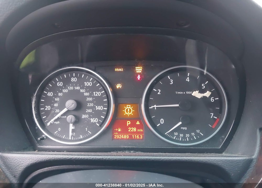 2007 BMW 328I VIN: WBAVA375X7NE26619