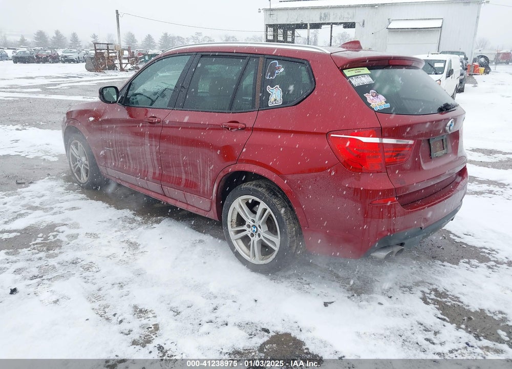 2014 BMW X3 XDRIVE28I VIN: 5UXWX9C57E0D11712