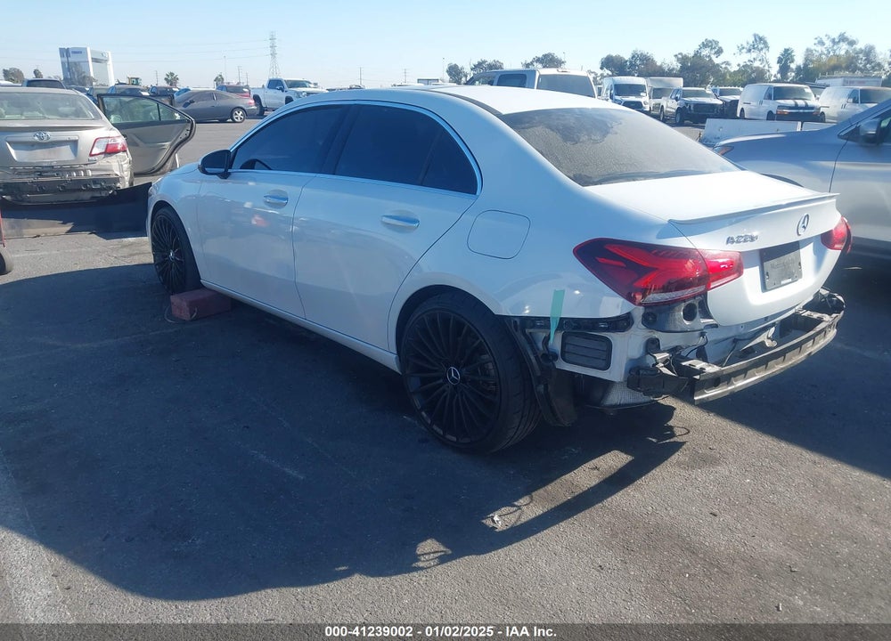 2020 MERCEDES-BENZ A 220 VIN: W1K3G4EB5LW047252