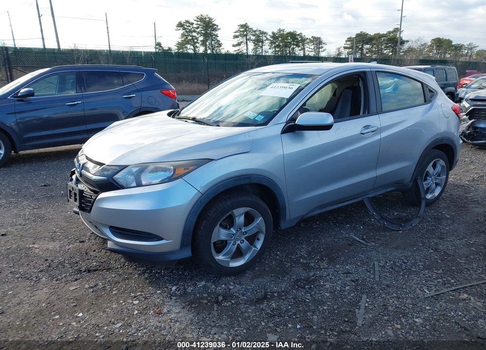 2016 HONDA HR-V LX VIN: 3CZRU6H33GM729415