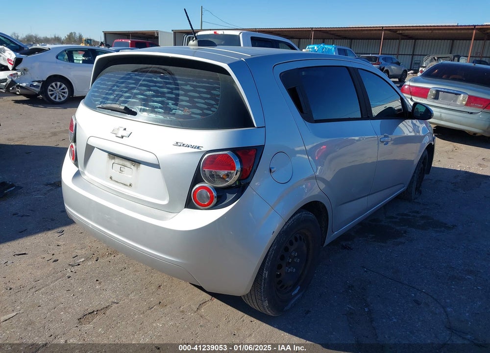 2015 CHEVROLET SONIC VIN: 1G1JA6SH1F4156792